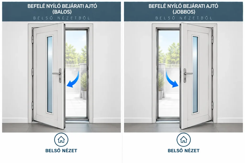 GEALAN LINEAR egyszárnyú bejárati ajtó