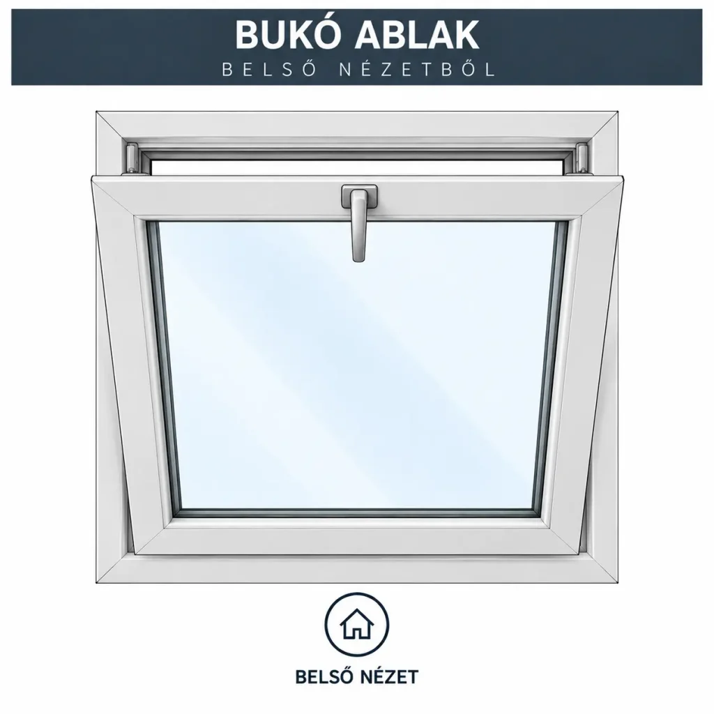 GEALAN LINEAR bukó műanyag ablak