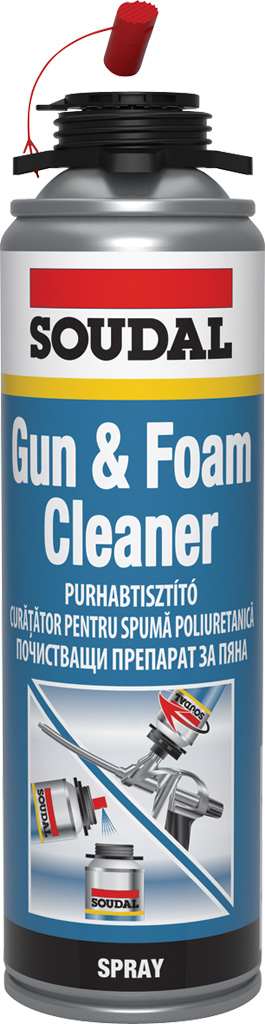 Soudal Gun & Foam Cleaner purhabtisztító 500 ml – 103242